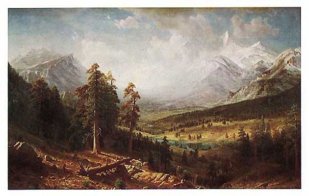 Albert Bierstadt Estes Park Oil Painting