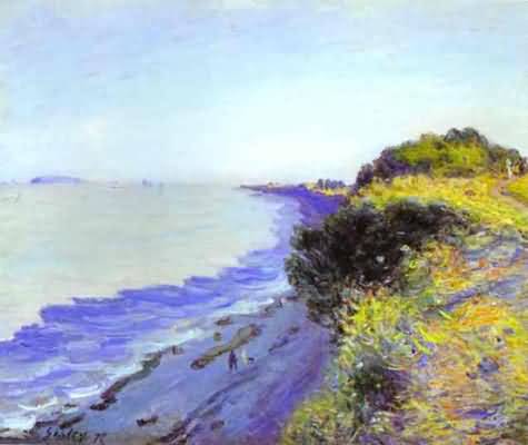 Alfred Sisley Bristol Channel from Penarth Evening Oil Painting