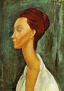 Amedeo Modigliani Lunia Czechowska di profilo Oil Painting