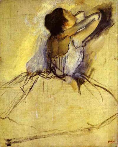 Edgar Degas Dancer Danseuse Oil Painting