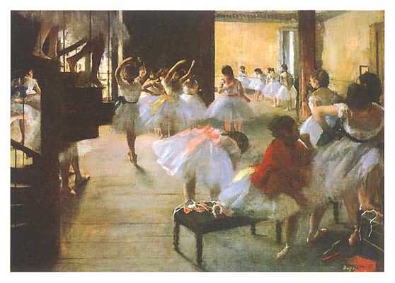 Edgar Degas Ecole De Danse Oil Painting