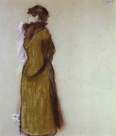 Edgar Degas Lady in Town Clothes Oil Painting