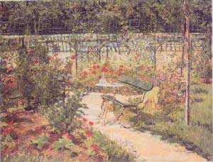 Edouard Manet Banc Bench Oil Painting