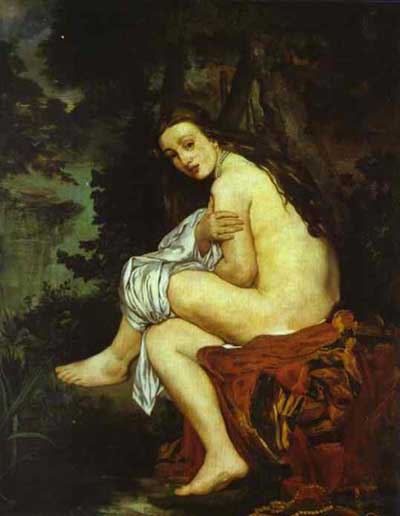 Edouard Manet Surprised Nymph Nymphe surprise Oil Painting