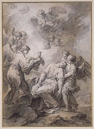 Peter Paul Rubens Christ and Saint John with Angels Oil Painting