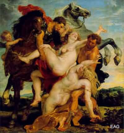 Peter Paul Rubens Rape of the Daughters of Leucippus Oil Painting