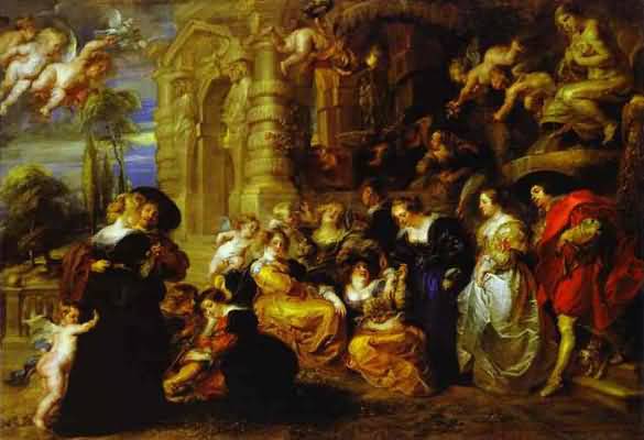 Peter Paul Rubens The Garden of Love Oil Painting