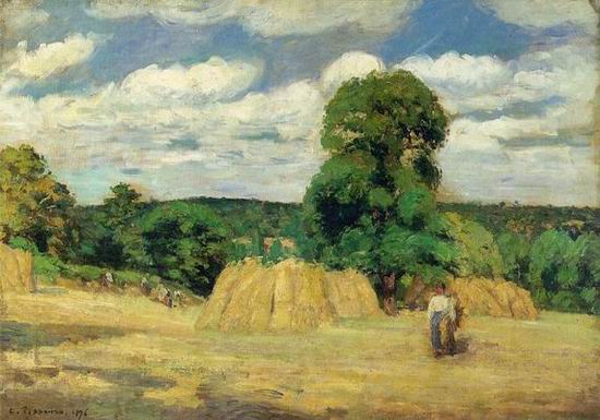 La moisson The Harvest at Montfoucault ,1876