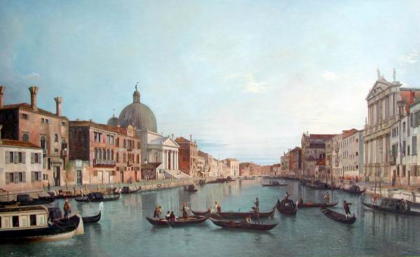 Venice: The Upper Reaches of the Grand Canal with S. Simeone Piccolo, 1738