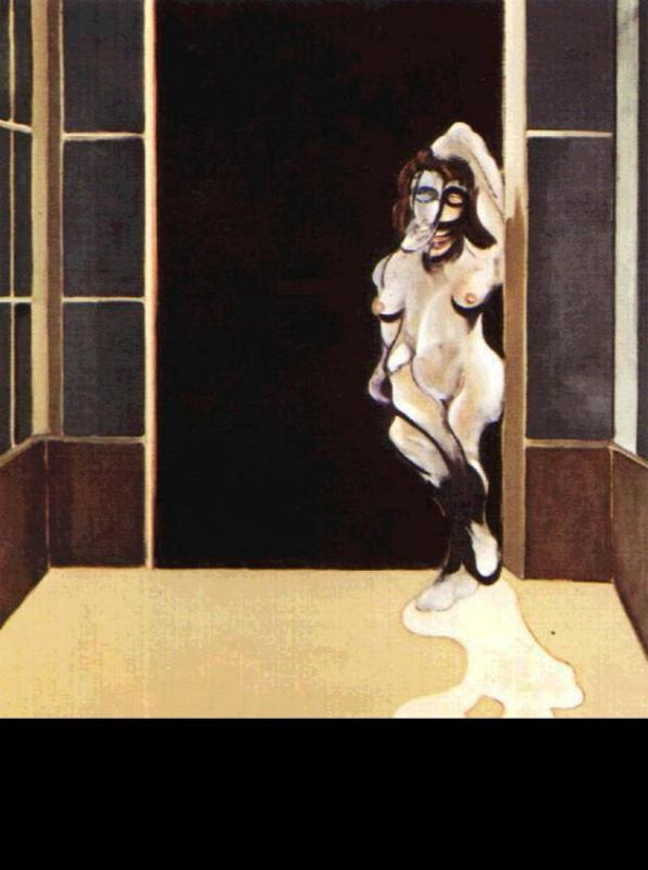 Female Nude Standing In A Doorway