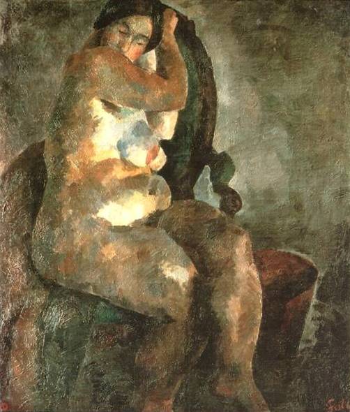 Nude In An Armchair