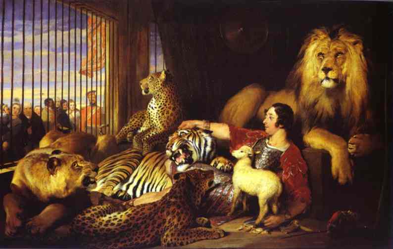 Isaac Van Amburgh And His Animals