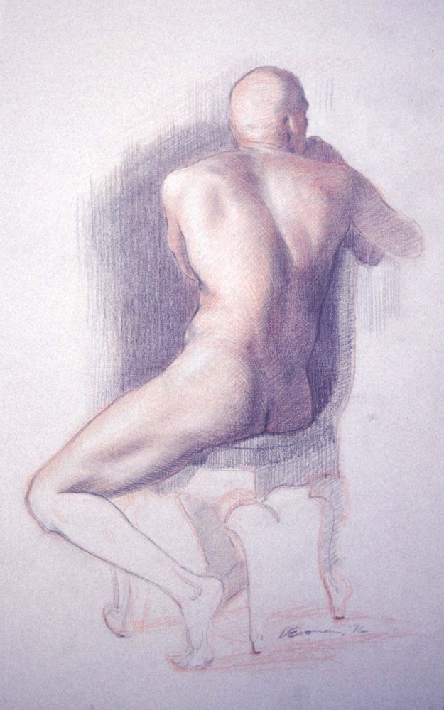 Male Nude Seen From Behind