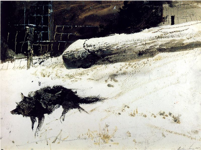 Wild Dog, Study for Groundhog Day