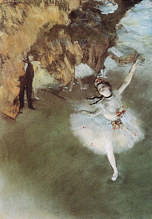 Edgar Degas The Star, (prima Ballerina) 1876-77