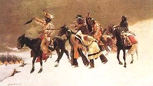 Frederic Remington Return of the Blackfoot War Party