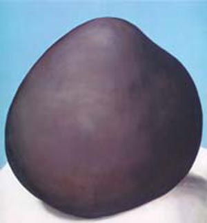 Georgia OKeeffe Black Rock with Blue III 1970