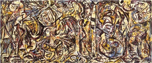 Jackson Pollock There were Seven in Eight 1945