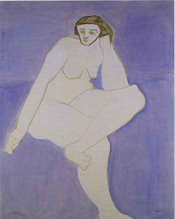 Milton Avery White Nude