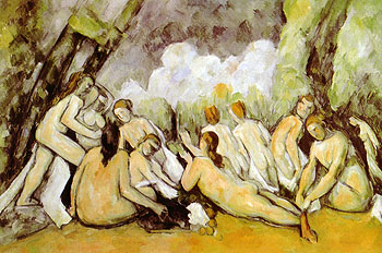 Paul Cezanne The Great bathers 1900