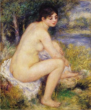 Pierre Auguste Renoir Nude Amid Landscape 1883