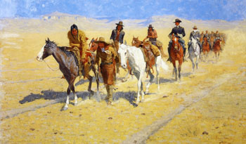 Frederic Remington Pony Tracks in the Buffalo Trails 1904