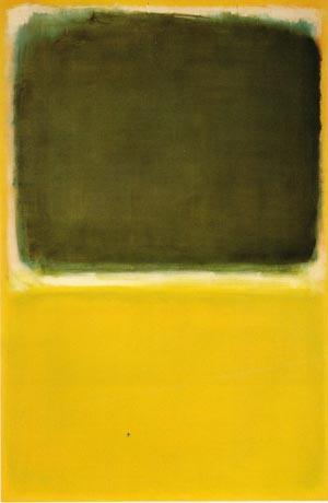 Mark Rothko No 16 Green White Yellow Yellow