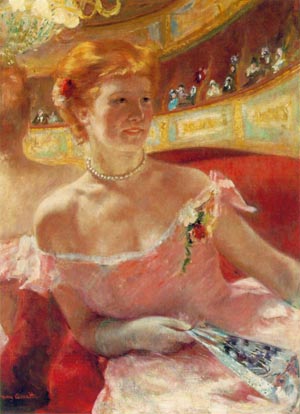 Mary Cassatt Lydia in a Loge 1879