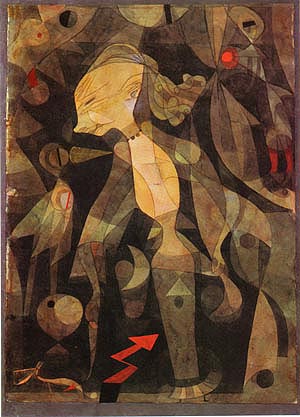 Paul Klee A Young Ladys Adventure 1921