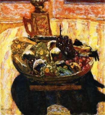 Pierre Bonnard STILL LIFE WITH BOWL OF FRUIT 1933