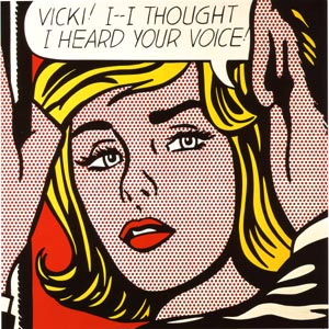 Roy Lichtenstein Vicky 1964