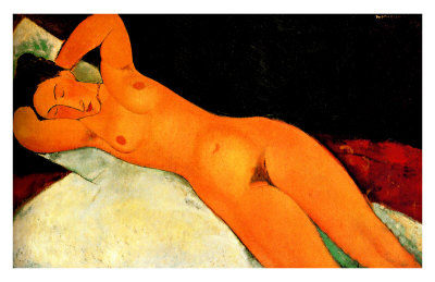 Amedeo Modigliani Nude with Necklace