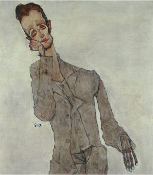 Egon Schiele Portrait of Painter Karl Zakovsek