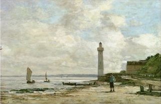 Eugene Boudin Lighthouse at Honfleur