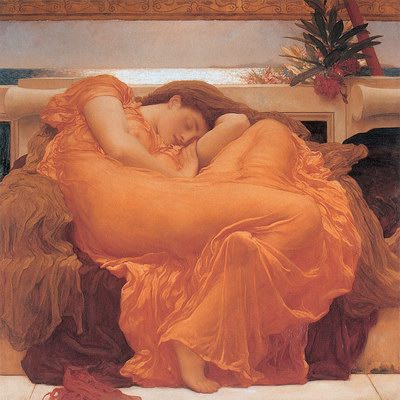Frederic Lord Leighton Flaming June