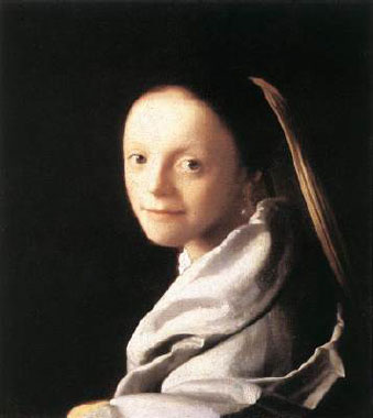 Johannes Vermeer Head of a Girl 1666