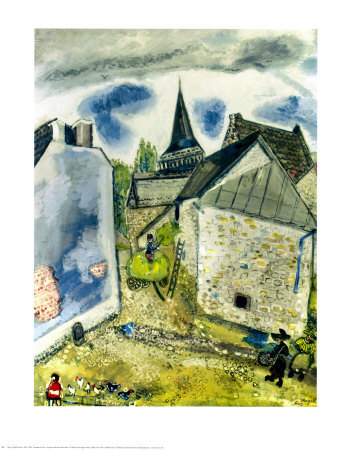 Marc chagall Chambon Sur Lac oil painting