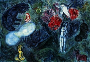 Marc chagall Le Paradis oil painting reproduction