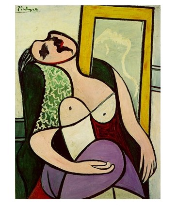 Pablo Picasso La dormeuse au miroir oil painting