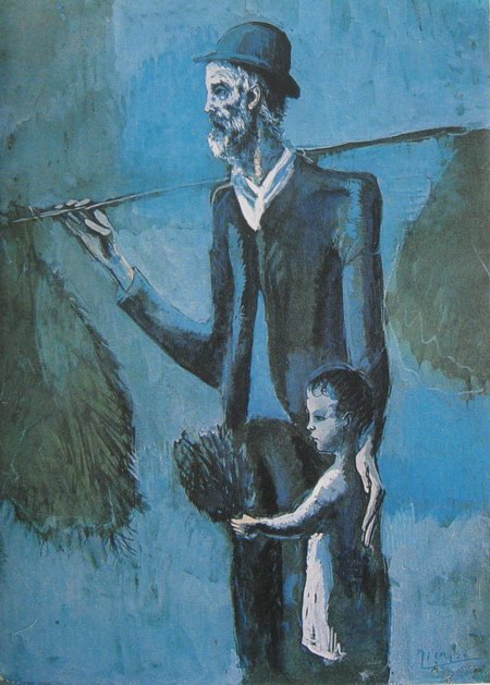 Pablo Picasso the mistletoe seller