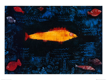 The Golden Fish 1925,Paul Klee oil painting