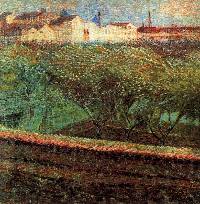 Umberto Boccioni April Evening