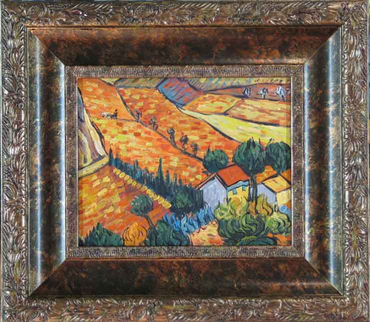 Landscape with House and LaborerThe price includes the frame