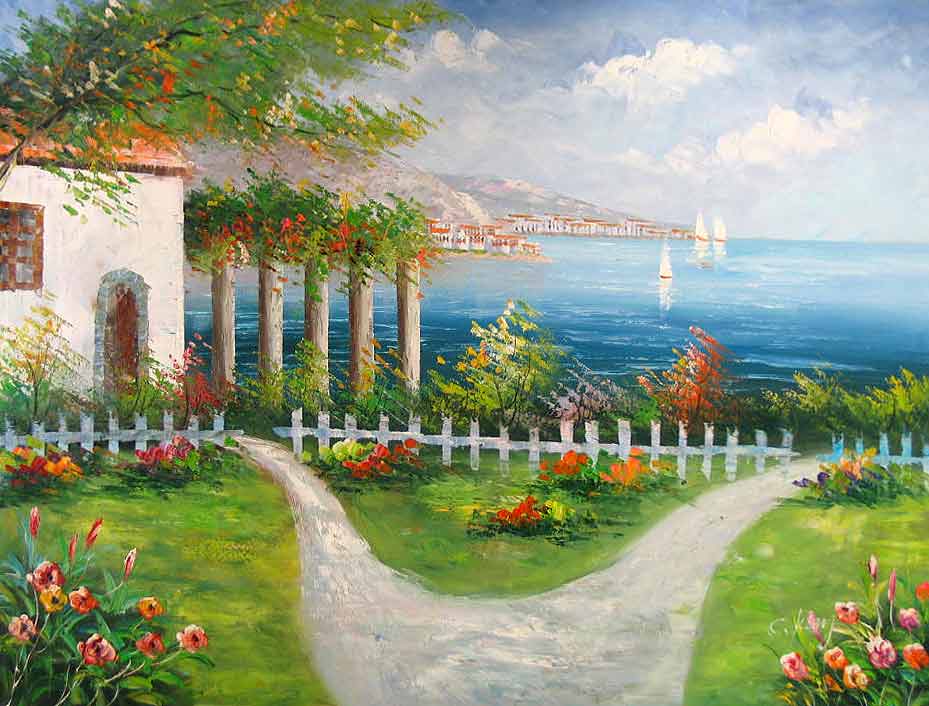 Path by the Mediterranean