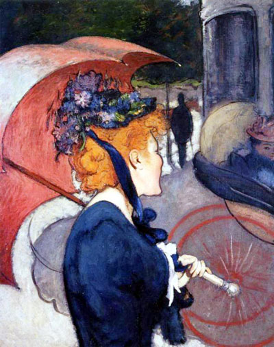 Woman with Umbrella