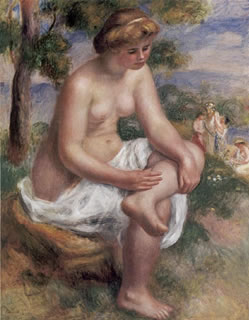 Seated Bather in a Landscape (Eurydice)