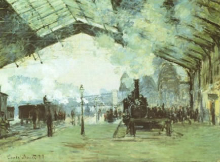 The Gare Saint-Lazare the Normandy Train