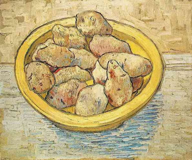 Still Life: Potatoes in a Yellow Dish