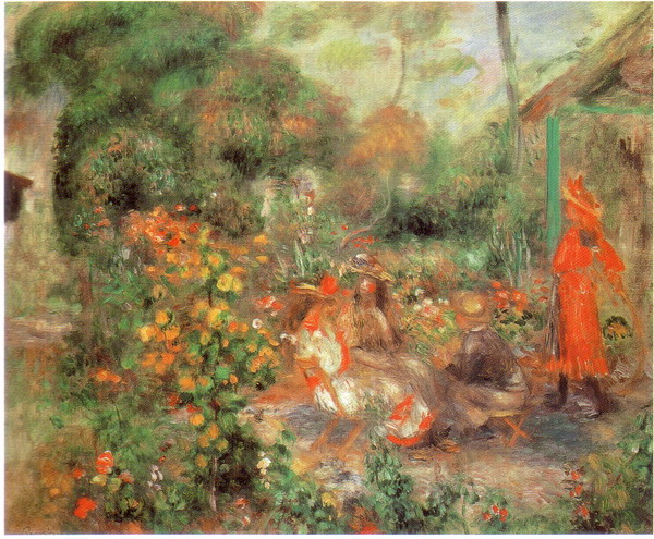 Young Girls in a Garden in Montmartre,1893-5