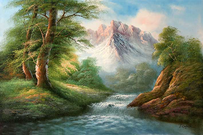 Classic Mountain Landscape